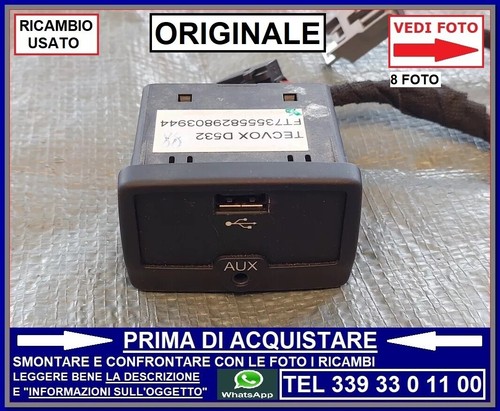 Presa attacco usb aux jumper - presa,
