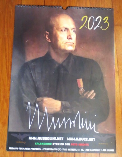 Calendario mussolini 2023 - mussolini,