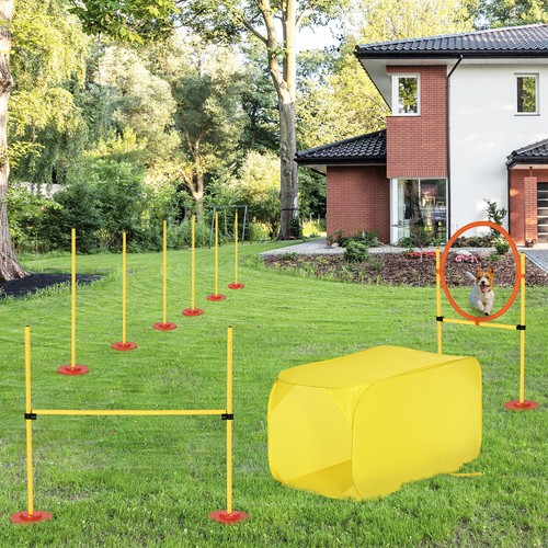 Pawhut set ostacoli agility - pawhut,