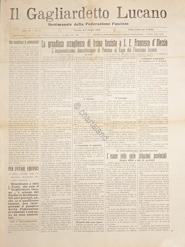 Settimanale federazione - settimanale,