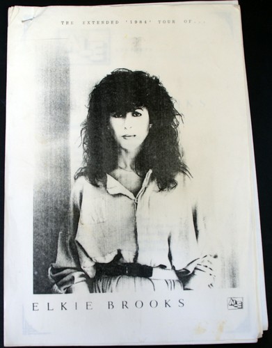 Elkie brooks itinerary - elkie,