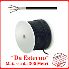 Cavo UTP CAT 5e ESTERNO di Rete Ethernet 305 metri UV Doppia Guaina rj45 lan mbs