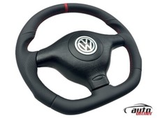 TUNING volante pelle volante in pelle PASSAT 3B Vw GOLF 4 BORA airbag appiattito