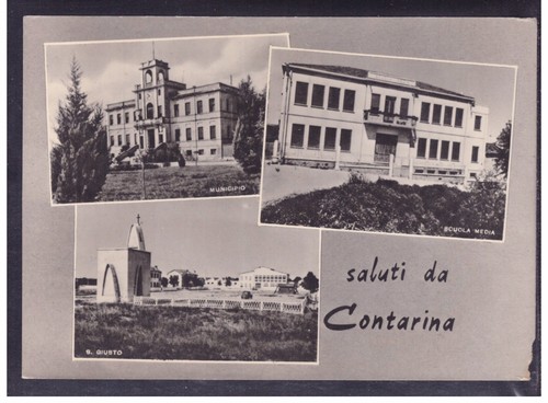 Cartolina saluti contarina - da,