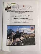 TRIESTE , Folder Museo Postale - Il Friuli Terremotato 2006