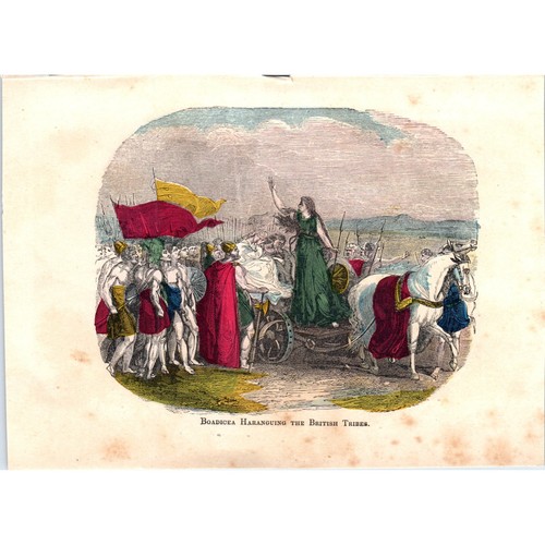 Boadicea haranguing tribù - boadicea,