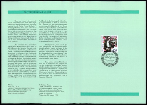 Germania folder 1996 - germania,
