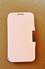 Cover in pelle Samsung Galaxy Note II N7100 bianca