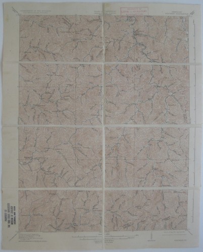 Mappa originale 1915 usgs topo - mappa,
