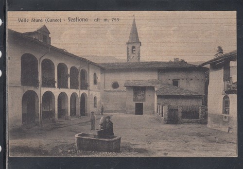 Cartolina valle stura festiona - valle,