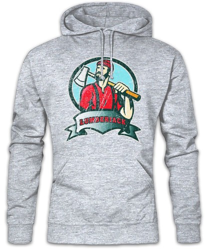 Felpa con cappuccio lumberjack - con,