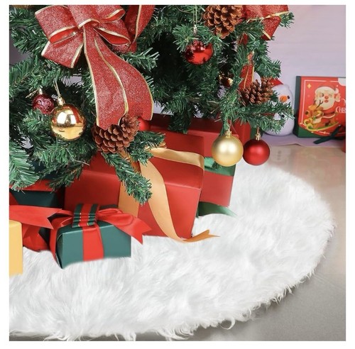 Gonna albero natale bianca - natale,