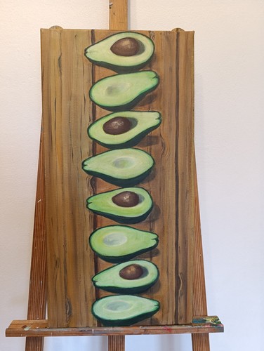 Avocado quadro moderno dipinto - avocado,