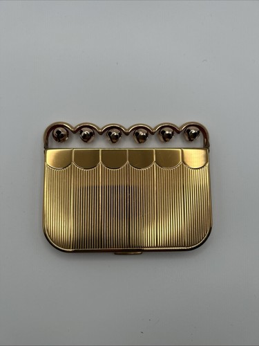 Coty vintage gold - tone, powder