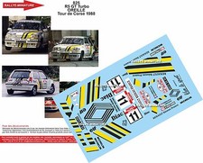 DECALS 1/18 REF 0825 RENAULT 5