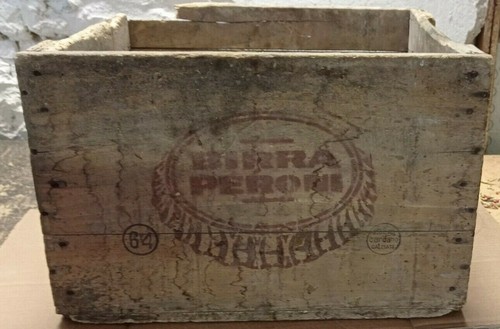 Cassa birra peroni legno - birra,