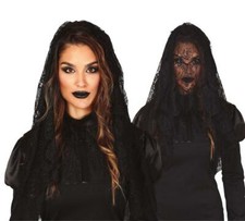 Velo a mantiglia nero per