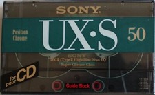AUDIOCASSETTA SONY UX - S 50