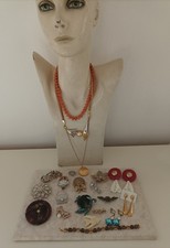 LOTTO BIGIOTTERIA VINTAGE -NR. 22 PEZZI MISTI - OTTIME CONDIZIONI