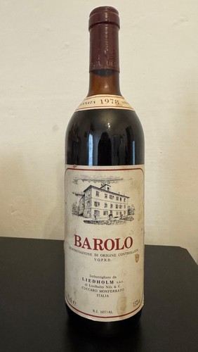 Barolo 1978 liedholm - 1978,