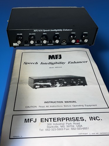 Mfj 616 esaltatore discorsi - mfj-616, di
