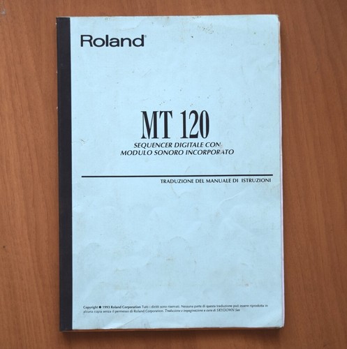 Roland 120 manuale uso in - mt-120,