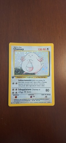 Carta pokemon chansey - carta,