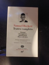 SAMUEL BECKETT TEATRO COMPLETO ed. Einaudi biblioteca della Pleiade in cofanetto
