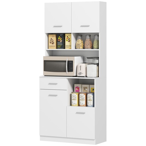 Homcom dispensa cucina con - homcom,