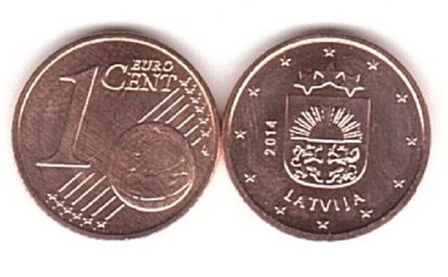 Latvia cent 2014 - cent,