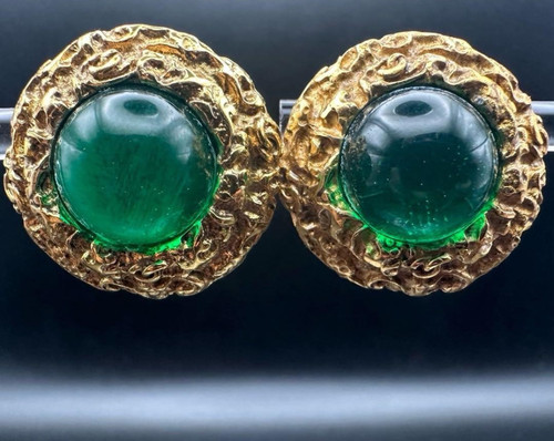Orecchini chanel cabochon - chanel,