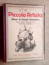 IL PICCOLO ARTISTA ALBUM DISEGNI ELEMENTARI ARCHITETTURA 1928
