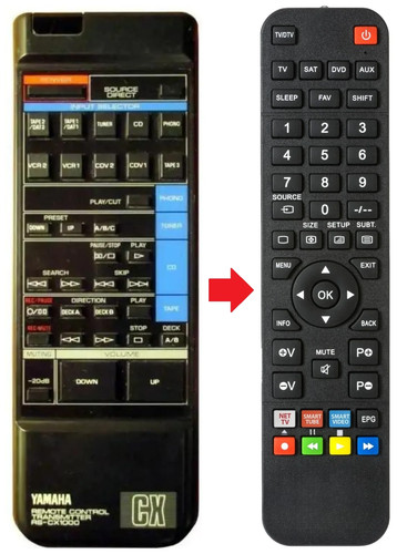 Telecomando adatto per yamaha - adatto,