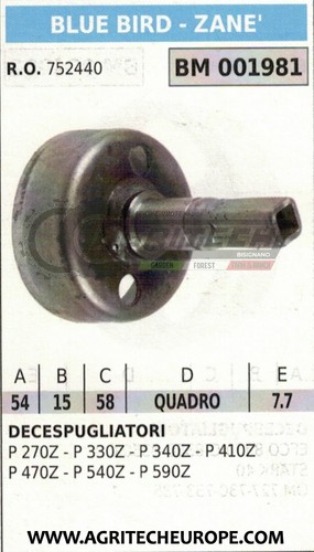752440 campana frizione - campana,