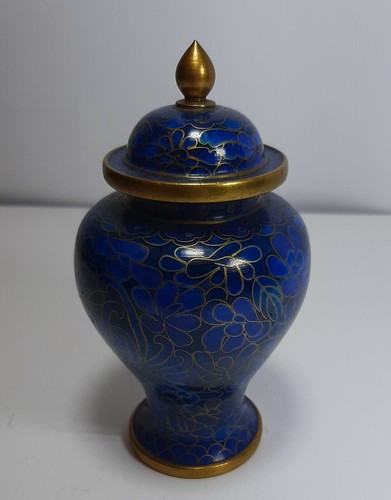 Vaso vintage metallo smalti - vaso,