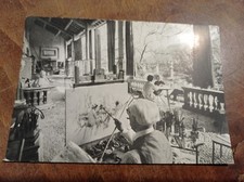 FOTO CARTOLINA PITTORE ENRICO