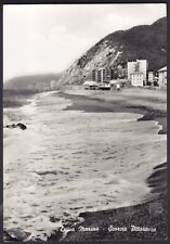 LA SPEZIA DEIVA MARINA 06 SPIAGGIA Cartolina FOTOGRAFICA viaggiata 1964