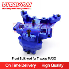 Vitavon CNC Redesign Paratia Anteriore per Traxxas MAXX 8920 Alluminio #7075 Blu