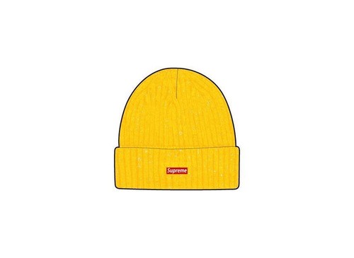 Supreme overdyed beanie yellow - supreme,