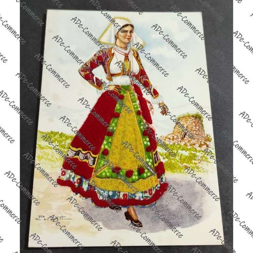 Cartolina vestito con - cartolina,