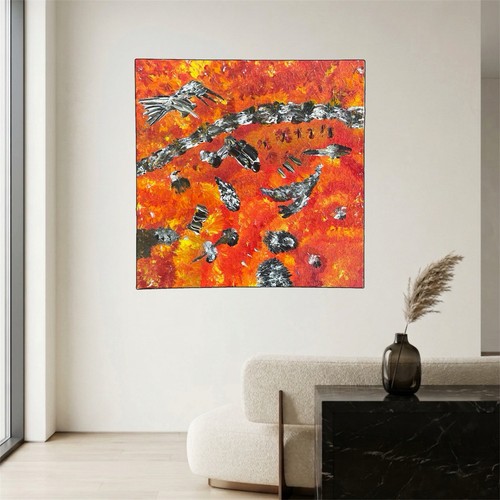 Quadro astratto moderno x - 20,