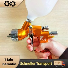 DeVilbiss GTI Pro Lite 1,3 mm TE20 GOLD + tazza NUOVO da 600 ml pistola a spruzzo di vernice