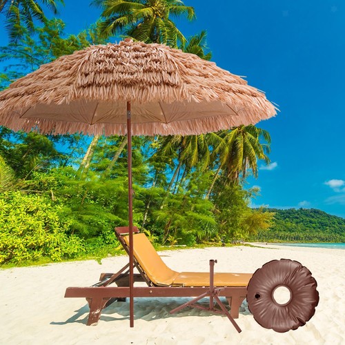 Ombrellone piscina hawaiano - da,