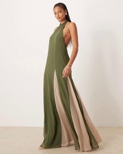 Asos maxi abito alto - maxi, collo