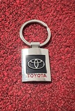 Portachiavi in acciaio con logo TOYOTA vintage