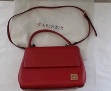 Borsa Donna Cafe' Noir Rossa Usata Come Nuova Con Tracolla