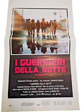 LOCANDINA CINEMA POSTER AFFICHE I GUERRIERI DELLA NOTTE  1979 The Warriors