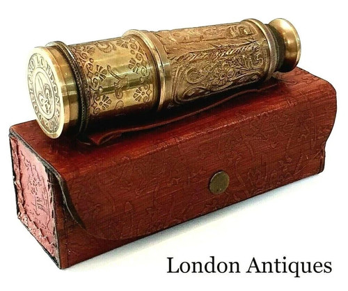 Telescopio vintage ottone - vintage,