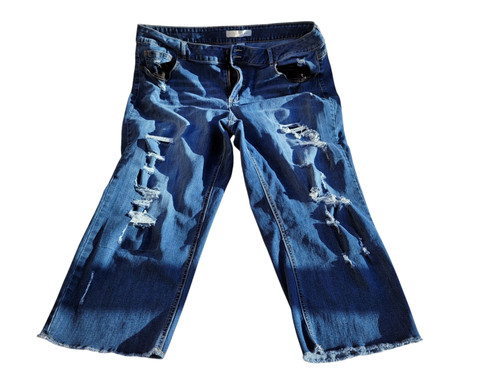 Jeans capri donna - jeans,