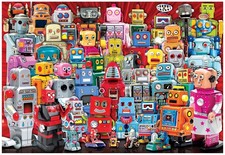 Robot Scienza Puzzle in